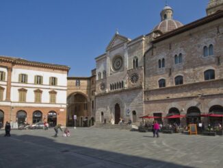 Arte in Città, studenti protagonisti di installazione estemporanea a Foligno