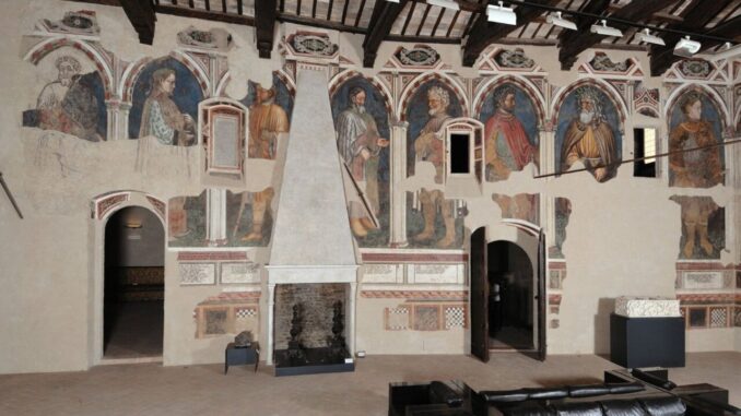 Palazzo Trinci, ultimato il rinnovamento dell'illuminazione