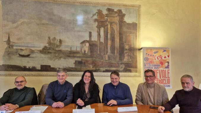 Edizione 2025 Carnevale Sant'Eraclio Satira su IA e sanità