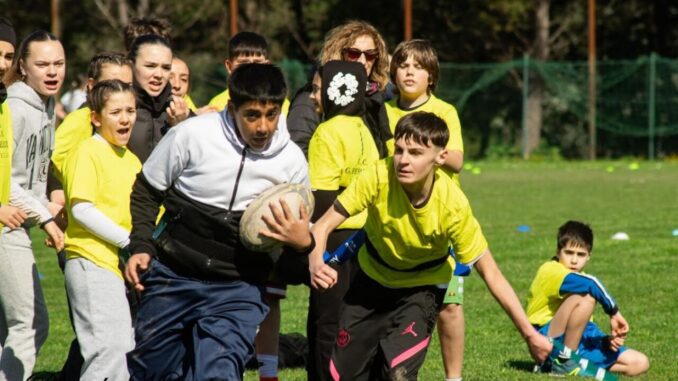 A Foligno 180 ragazzi in campo per il Tag rugby scolastico