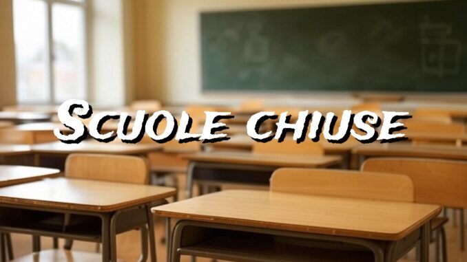Chiusura delle scuole e dei servizi educativi nel Folignate