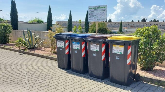 Foligno, dal 28 aprile parte la raccolta differenziata al Cimitero centrale
