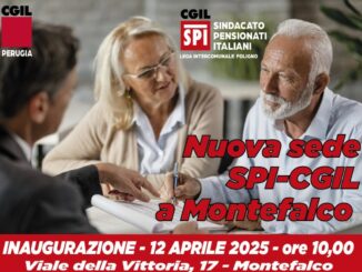 Montefalco, apre la nuova sede dello Spi-Cgil sabato 12