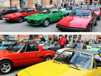 Raduno nazionale Fiat X1/9 a Foligno: successo di partecipazione