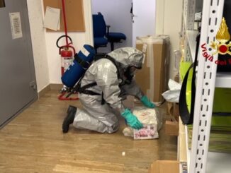 Allarme chimico [Video] ufficio postale Foligno: esplosione pacco