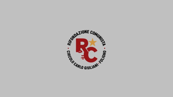 Foligno, nasce il circolo “Carlo Giuliani” di Rifondazione Comunista