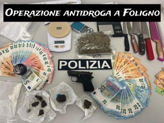 Operazione antidroga a Foligno, arrestato un trentunenne