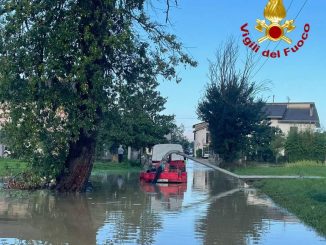 Allagamenti a Trevi e Castel Ritaldi, Vigili in azione