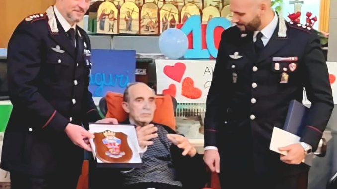 Foligno, l’Appuntato Calacoci festeggia 100 anni nell’Arma