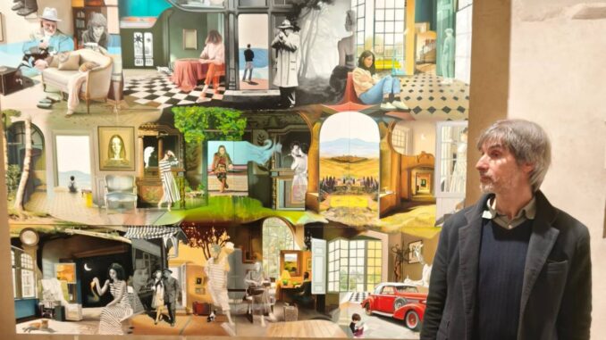 Polittico di Davide Querin: l'arte delle trasparenze a Foligno