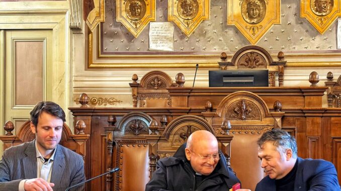 Zuccarini saluta mons. Sorrentino Foligno sarà sempre la tua casa