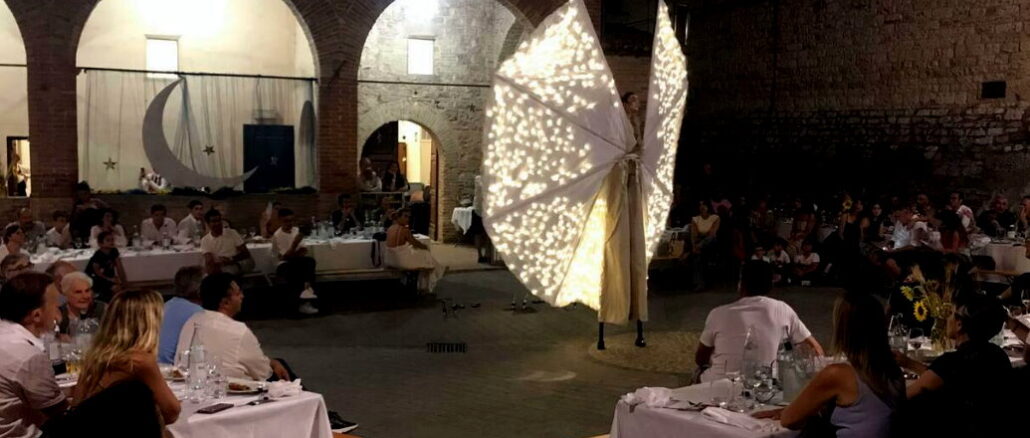 Cena sotto le stelle: beneficenza al Castello di Sant’Eraclio