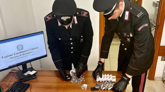 Operazione antidroga conclusa arrestato 55enne a Montefalco