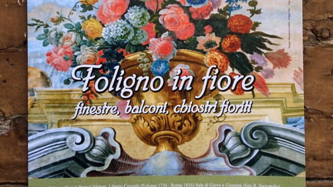 Foligno in Fiore iscrizioni aperte fino al dieci giugno 2026